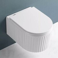 Унитаз подвесной Roxen Royal Matt в комплекте с инсталляцией StounFix Dual Fresh 6 в 1 968290 (кнопка: оружейная сталь) - Изображение №5 — Chaika Market