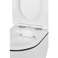 Унитаз подвесной Roxen Antares Black в комплекте с инсталляцией StounFix Dual Fresh 6 в 1 964658 (кнопка: хром глянец) - Изображение №13 — Chaika Market