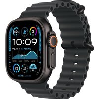 Умные часы Apple Watch Ultra 2 LTE 49 мм (титановый корпус, черный/черный, ремешок из эластомера) — Chaika Market