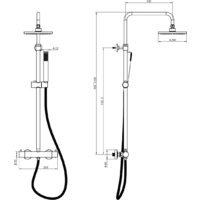 Душевая система  Lauter Thermal 21SH30100-2 - Изображение №2 — Chaika Market