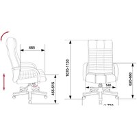 Офисное кресло Бюрократ KB-10/WALNUT (черный) - Изображение №4 — Chaika Market