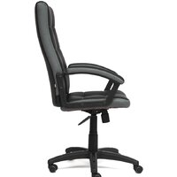 Офисное кресло TetChair Trendy (иск. кожа/ткань, черный/серый) - Изображение №3 — Chaika Market