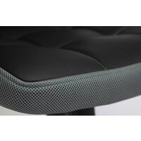 Офисное кресло TetChair Trendy (иск. кожа/ткань, черный/серый) - Изображение №6 — Chaika Market