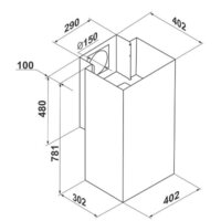 Кухонная вытяжка MAUNFELD Bath 401 (нержавеющая сталь) - Изображение №13 — Chaika Market
