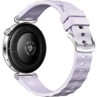 Умные часы Huawei Watch GT 6 41 мм (серебристый, с сиреневым силиконовым ремешком, международная версия) - Изображение №4 — Chaika Market