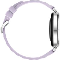 Умные часы Huawei Watch GT 6 41 мм (серебристый, с сиреневым силиконовым ремешком, международная версия) - Изображение №6 — Chaika Market