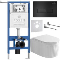 Унитаз подвесной Roxen StounFix Dual Fresh 968211 - Изображение №2 — Chaika Market
