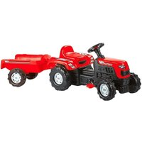 Педальная машинка Dolu Ranchero с прицепом 8146 (красный) — Chaika Market