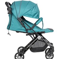 Коляска прогулочная «книга» Farfello Comfy Go Comfort CG-307 (аквамарин/черный хром) - Изображение №4 — Chaika Market