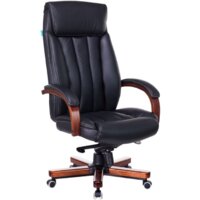 Офисное кресло Бюрократ T-9922WALNUT/BLACK (черный) — Chaika Market