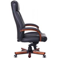 Офисное кресло Бюрократ T-9922WALNUT/BLACK (черный) - Изображение №3 — Chaika Market