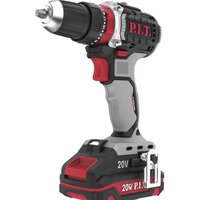 Ударная дрель-шуруповерт P.I.T. PSB20H-10C/1 (с 1-им АКБ, кейс, оснастка) — Chaika Market