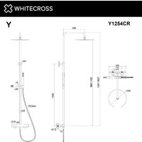 Душевая система  Whitecross Y1254CR (хром) - Изображение №3 — Chaika Market