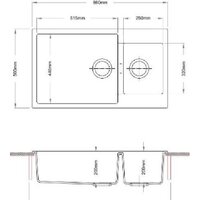 Кухонная мойка Longran Enigma ENG860.500 15 (колорадо) - Изображение №2 — Chaika Market