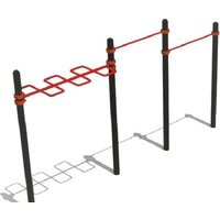 Турник Dinamika Двойной со змейкой ZSO-001892 — Chaika Market