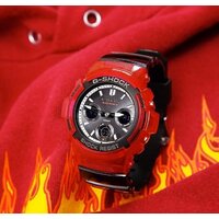Наручные часы Casio G-Shock AWG-M100SRB-4A - Изображение №6 — Chaika Market