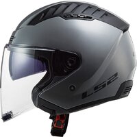 Мотошлем LS2 OF600 Copter 2 (M, серый матовый) - Изображение №6 — Chaika Market