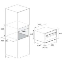 Микроволновая печь Lofra Dolcevita 60 Acciaio Satinato - Изображение №2 — Chaika Market