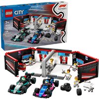 Конструктор LEGO City 60444 Гараж F1 Mercedes-AMG и Alpine — Chaika Market