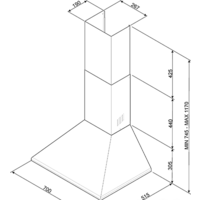 Кухонная вытяжка Smeg KSED75XE - Изображение №3 — Chaika Market