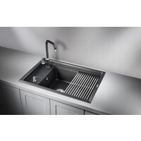 Кухонная мойка Granula KS-7305 (черный) - Изображение №2 — Chaika Market