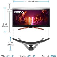 Игровой монитор BenQ Mobiuz EX3410R - Изображение №6 — Chaika Market