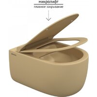 Унитаз подвесной Berges Wasserhaus Ego XL Rimless 083211 (с сиденьем) - Изображение №4 — Chaika Market