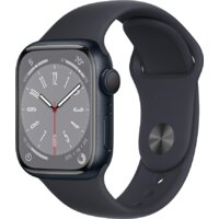Умные часы Apple Watch Series 8 41 мм (алюминиевый корпус, полуночный/полуночный, спортивные силиконовые ремешки S/M + M/L) — Chaika Market