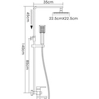 Душевая система  FRAP F2420 - Изображение №2 — Chaika Market