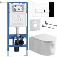 Унитаз подвесной Roxen StounFix Dual Fresh 968213 - Изображение №2 — Chaika Market
