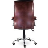 Офисное кресло Brabix Premium Cuba EX-542 (экокожа/коричневый) - Изображение №3 — Chaika Market