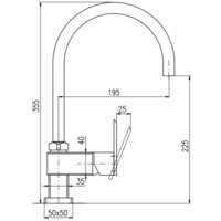Смеситель Slezak RAV Yukon YU114.5 - Изображение №2 — Chaika Market