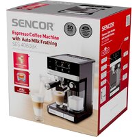 Рожковая кофеварка Sencor SES 4060BK - Изображение №3 — Chaika Market