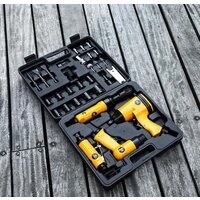  Deko Premium SET 34 018-0908 (прямая пневмошлифмашинка, пневмотрещотка, пневмодолото, пневмогайковерт) - Изображение №6 — Chaika Market