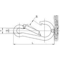 Карабин для спасательных работ (промышленный альпинизм) ЕКТ CV501733 (250 шт) - Изображение №2 — Chaika Market