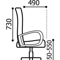 Офисное кресло Brabix Classic EX-685 (ткань E, черный) - Изображение №8 — Chaika Market