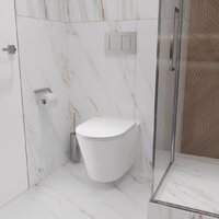 Унитаз подвесной Lauter Longer 2110822 с кнопкой 219704F (квадратная, черный) - Изображение №20 — Chaika Market