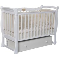 Классическая детская кроватка Антел Julia-1 (белый) — Chaika Market