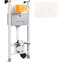 Инсталляция для унитаза OLI 120 ECO 879235 + 216621 (белый матовый) — Chaika Market