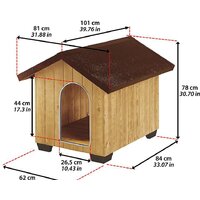 Будка Ferplast Domus Large 87003000 - Изображение №9 — Chaika Market