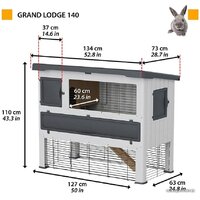 Клетка Ferplast Grand Lodge 140 57086360 - Изображение №2 — Chaika Market