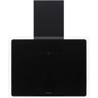 Кухонная вытяжка Krona Aura 600 S (черный/прозрачный кант) - Изображение №1 — Chaika Market
