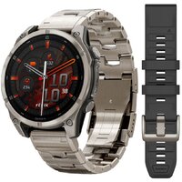 Умные часы Garmin Fenix 8 Sapphire, Titanium 47мм (светло-серый, титановый ремешок) - Изображение №1 — Chaika Market