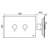 Инсталляция для унитаза OLI 885055+887610 - Изображение №3 — Chaika Market