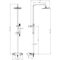 Душевая система  Lauter Dew 21SH20404-4 - Изображение №2 — Chaika Market
