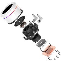 Система жидкостного охлаждения для процессора ID-Cooling SL240 White - Изображение №7 — Chaika Market