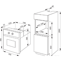 Электрический духовой шкаф Hansa BOEW64090015 - Изображение №2 — Chaika Market