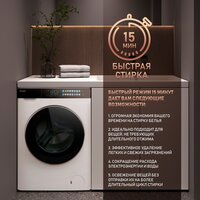 Стирально-сушильная машина Weissgauff WMD 999 Inverter Steam - Изображение №11 — Chaika Market