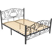 Кровать Князев Мебель Виктория 160x200 ВЯ.160.200.Ч (черный муар) — Chaika Market
