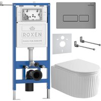 Унитаз подвесной Roxen StounFix Dual Fresh 968214 - Изображение №2 — Chaika Market